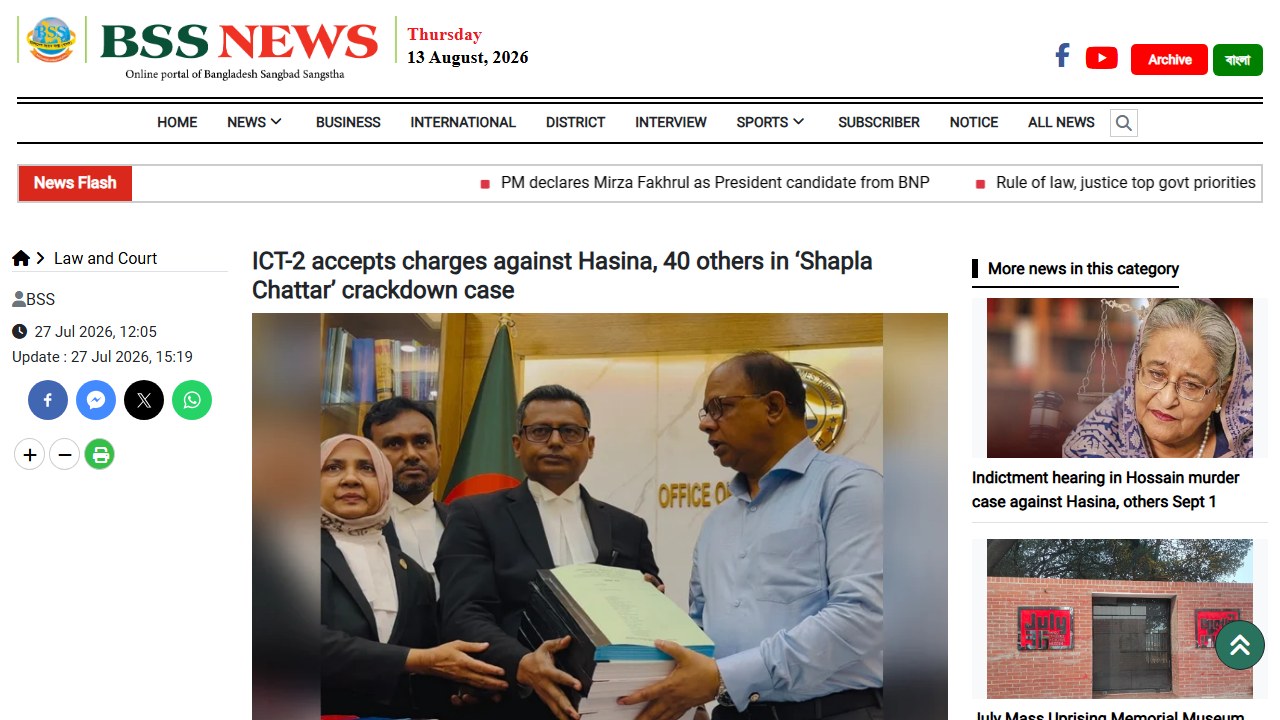Disappeared Bangladesh lawyer recounts Hasina’s secret jail